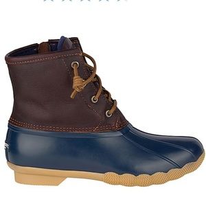 Sperry Saltwater Duckboot Tan/Navy